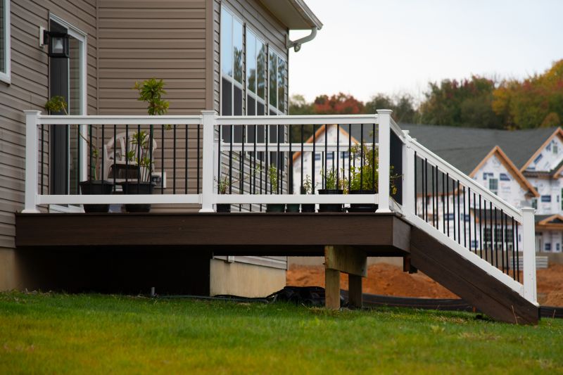 Modern Metal Deck Rail
